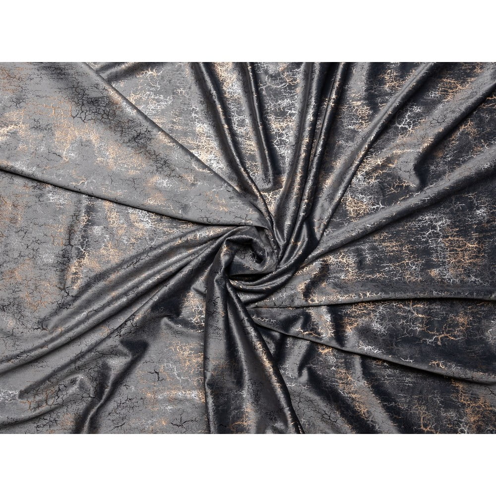 Antracitszürke függöny 140x260 cm Lhasa – Mendola Fabrics