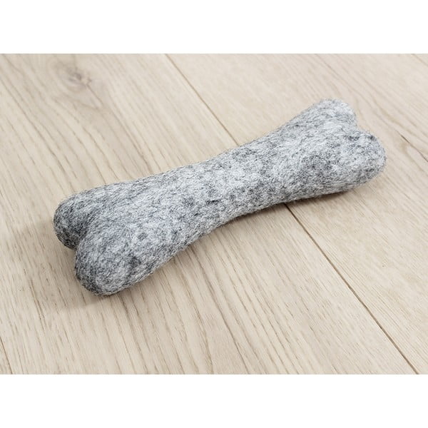 Pet Bones acélszürke gyapjújáték házi kedvenceknek, hosszúság 22 cm - Wooldot