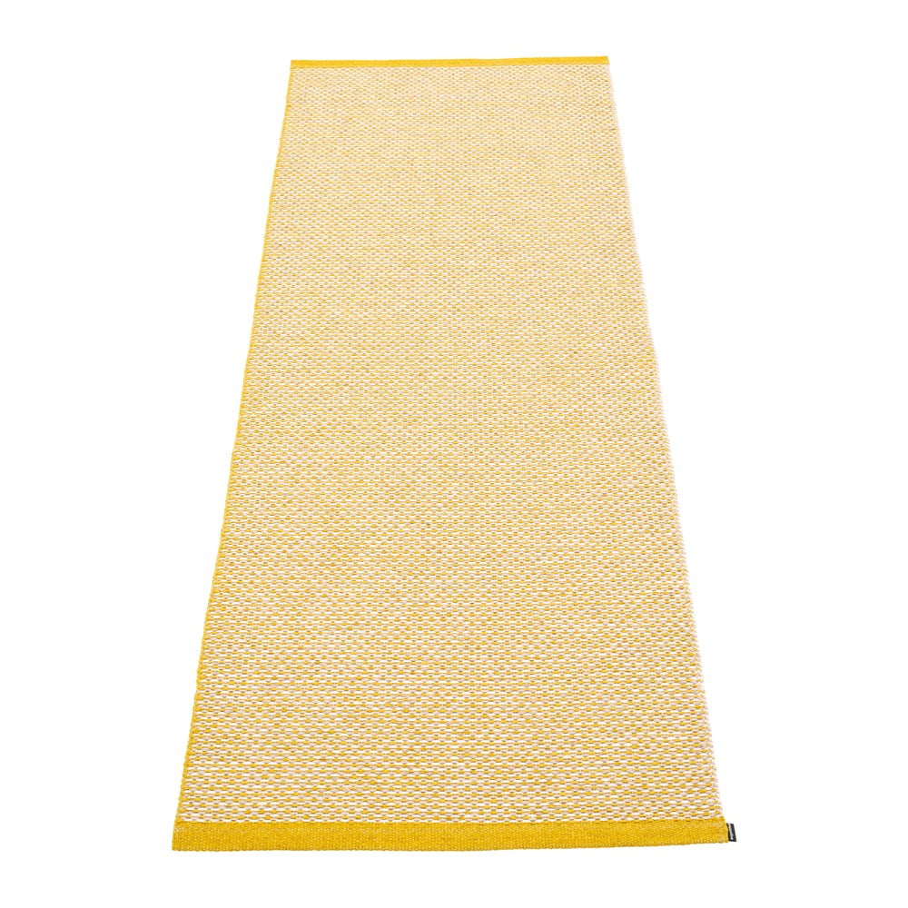 Mustársárga kültéri-beltéri futószőnyeg 70x200 cm Effi Mustard – Pappelina