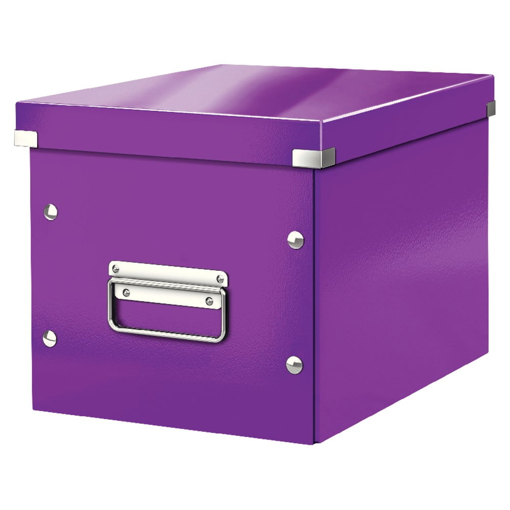 Office lila tárolódoboz, hossz 26 cm Click&Store - Leitz