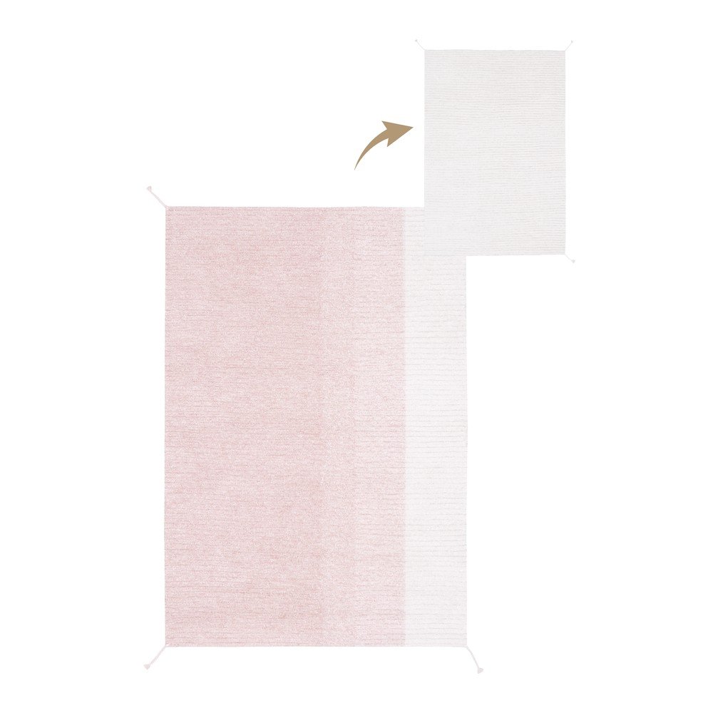 Világos rózsaszín pamut szőnyeg 140x200 cm Gelato Pink – Lorena Canals