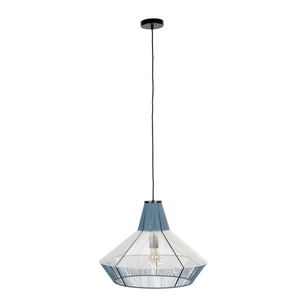 Kék függőlámpa textil búrával ø 55 cm Fairy – Zuiver