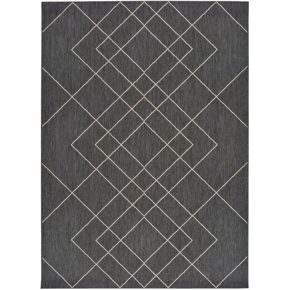 Hibis szürke kültéri szőnyeg, 135 x 190 cm - Universal