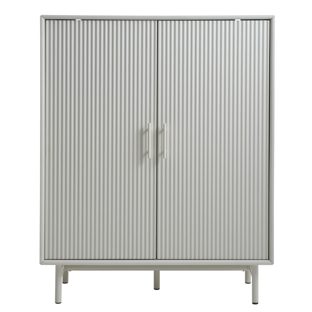 Szürke szekrény 100x125x40 cm Palma – Unique Furniture