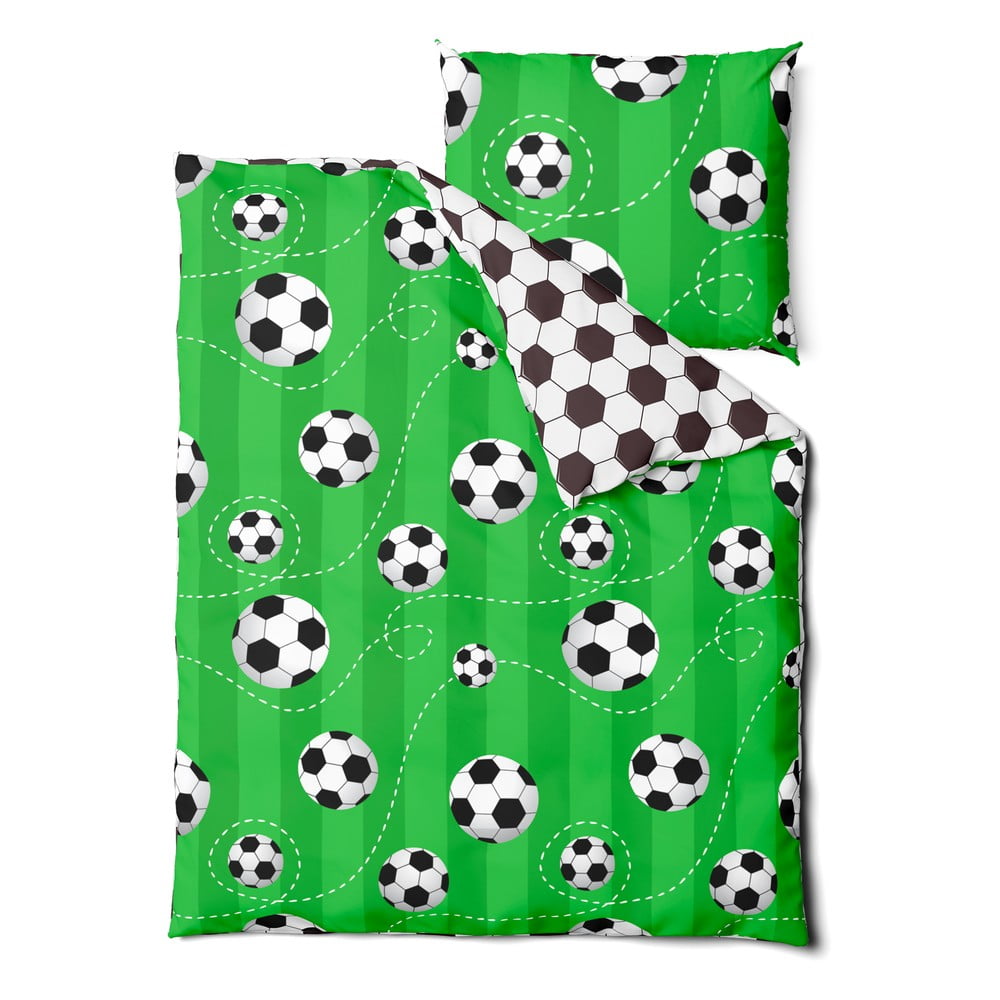 Soccer pamut gyerekágynemű, 140 x 200 cm - Bonami Selection