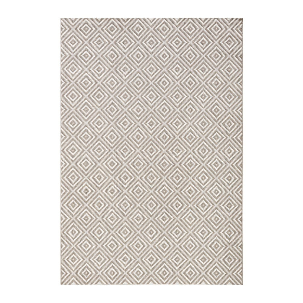 Karo szürke kültéri szőnyeg, 200 x 290 cm - northrugs