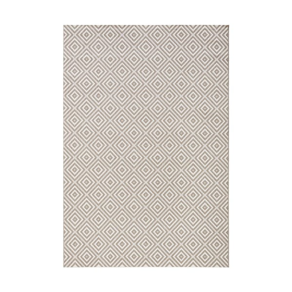 Karo szürke kültéri szőnyeg, 140 x 200 cm - NORTHRUGS