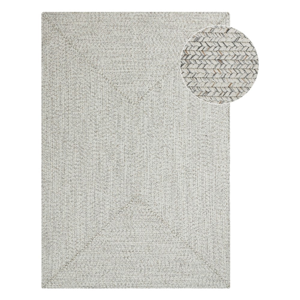 Fehér-bézs kültéri szőnyeg 170x120 cm - NORTHRUGS