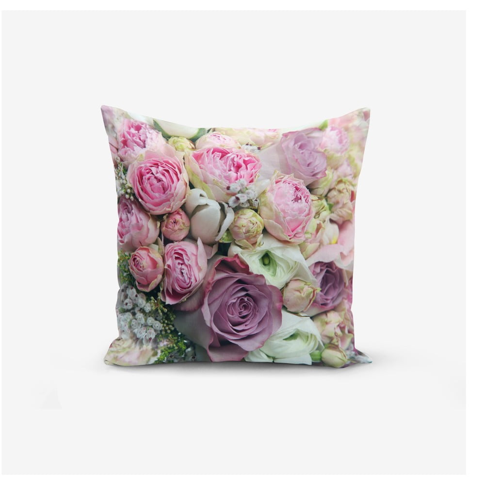 Roses pamutkeverék párnahuzat, 45 x 45 cm - Minimalist Cushion Covers