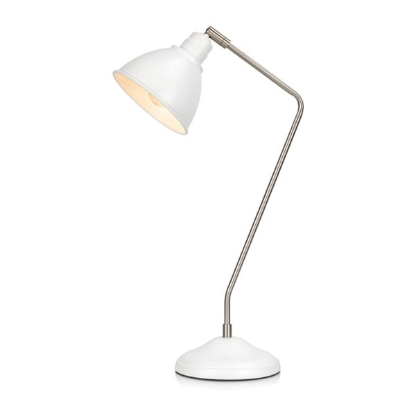 Coast fehér asztali lámpa ezüstszínű részletekkel - Markslöjd
