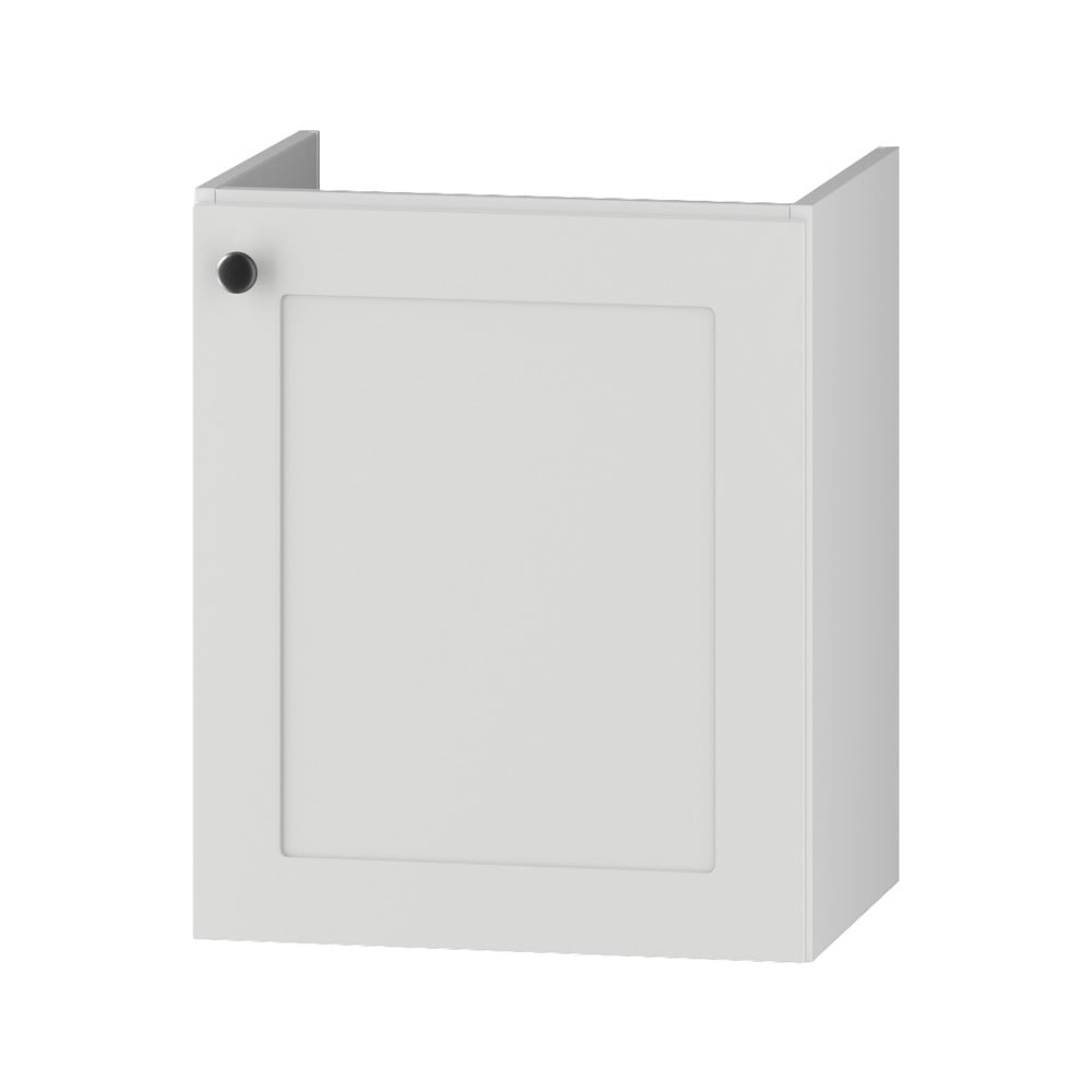 Fehér alacsony fali mosdó alatti szekrény 46,5x55,5 cm Senja – STOLKAR