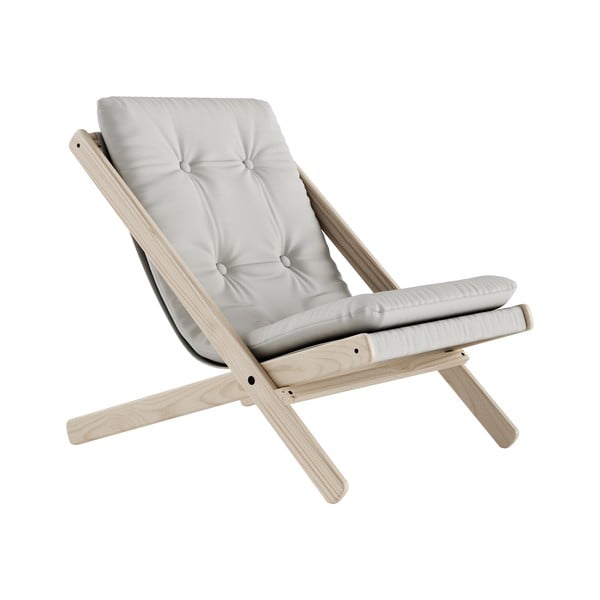 Boogie Natural Clear/Light Grey összecsukható fotel - Karup Design