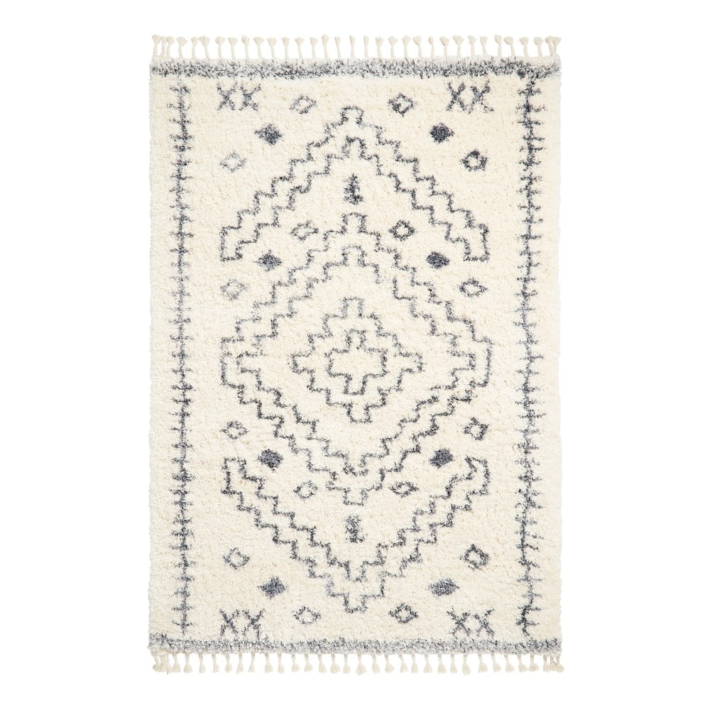 Aspen geo krémfehér szőnyeg, 160 x 220 cm - think rugs