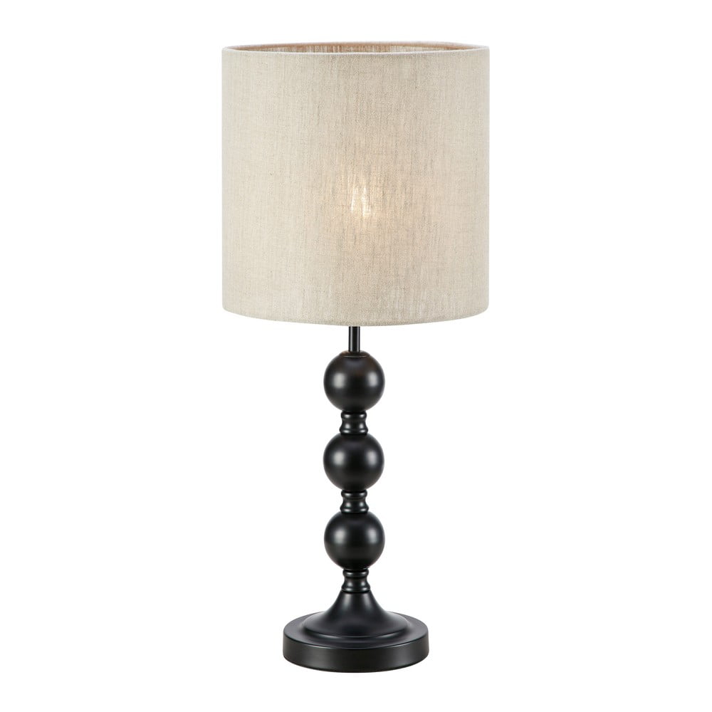 Fekete-bézs asztali lámpa (magasság 57 cm) octo – markslöjd