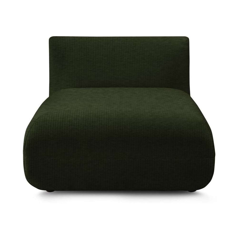 Zöld kordbársony kanapé modul lecomte – bobochic paris