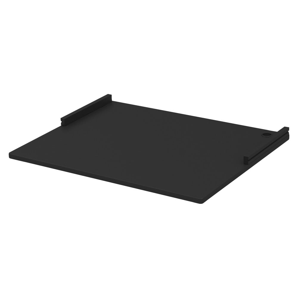 Fekete íróasztal modul 80x5 cm dakota - tenzo