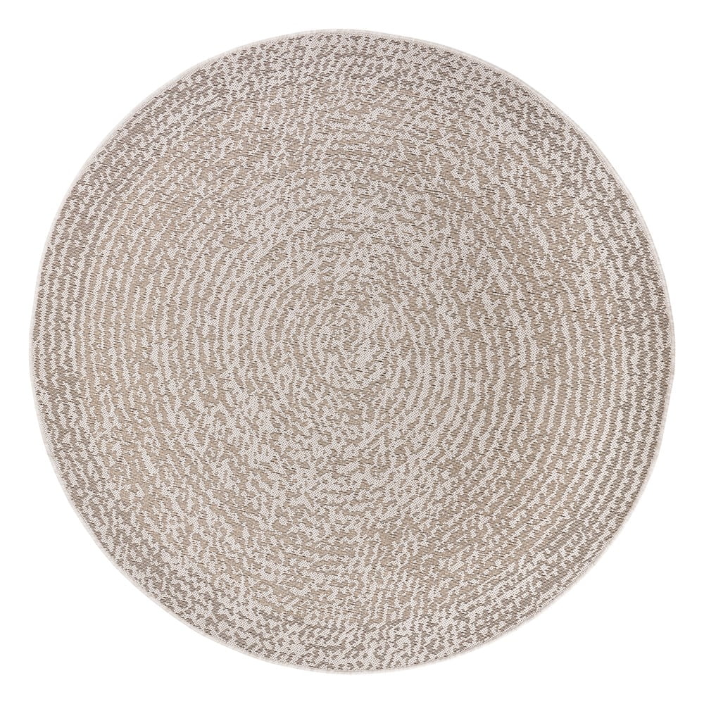 Krémszínű kerek szőnyeg ø 120 cm Desert – Hanse Home