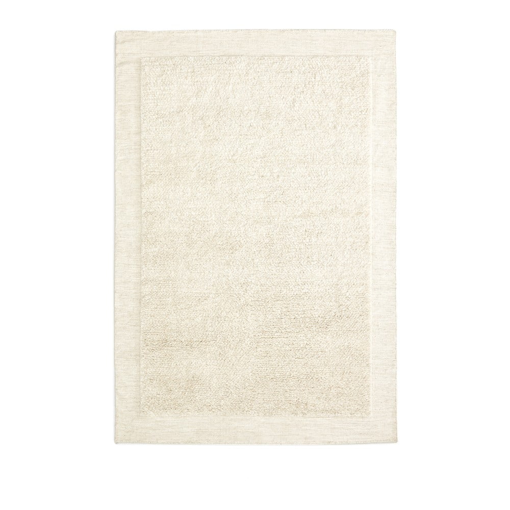 Fehér gyapjú szőnyeg 160x230 cm marely – kave home