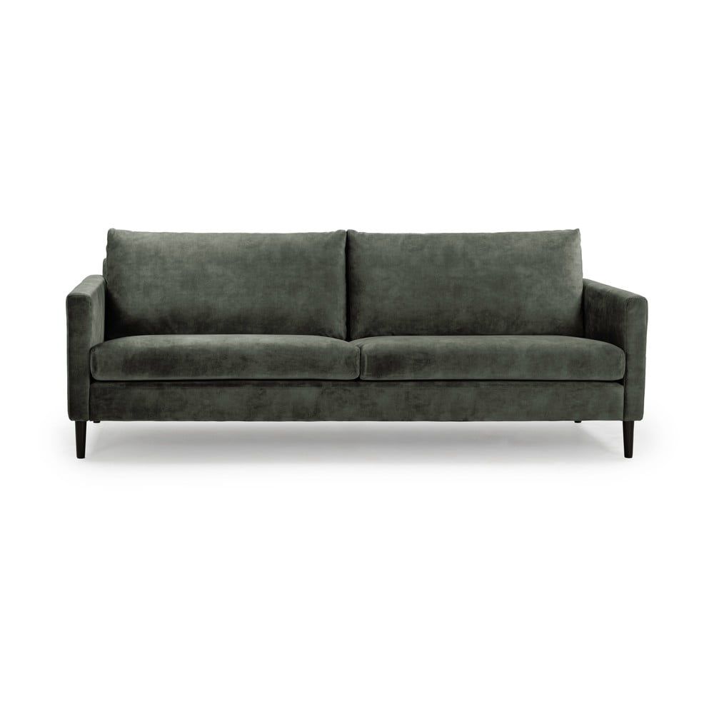 Adagio zöldesszürke bársony kanapé, 220 cm - scandic