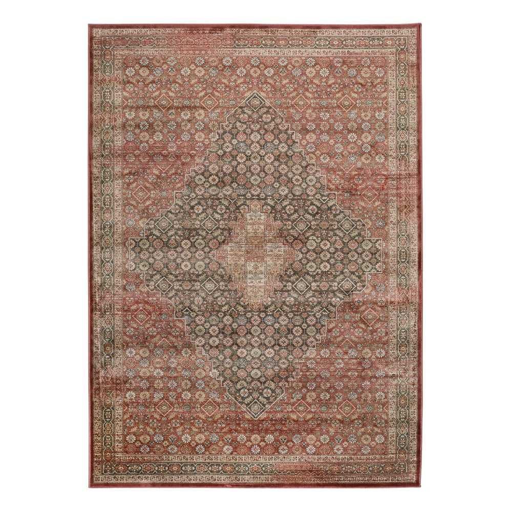 Rust piros viszkóz szőnyeg, 140 x 200 cm - Universal