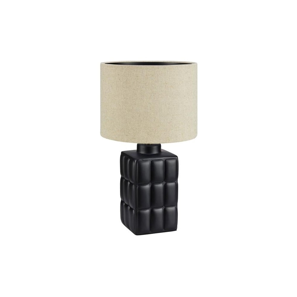 Cuscini bézs-fekete asztali lámpa, magasság 42,5 cm - markslöjd