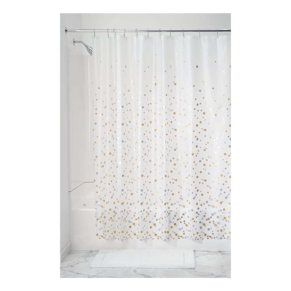 Confetti átlátszó zuhanyfüggöny, 183 x 183 cm - iDesign