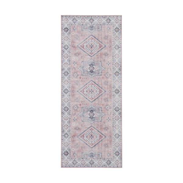 Gratia világos rózsaszín szőnyeg, 80 x 200 cm - Nouristan