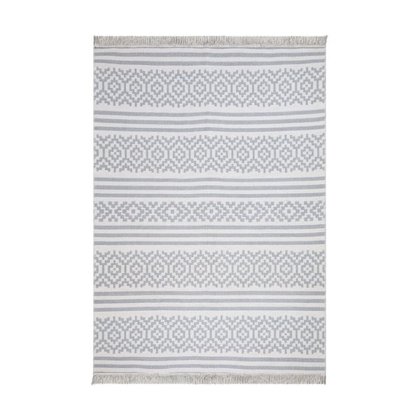 Duo szürke-fehér pamut szőnyeg, 60 x 100 cm - Oyo home