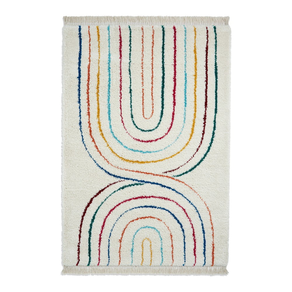 Bézs szőnyeg 120x170 cm boho – think rugs