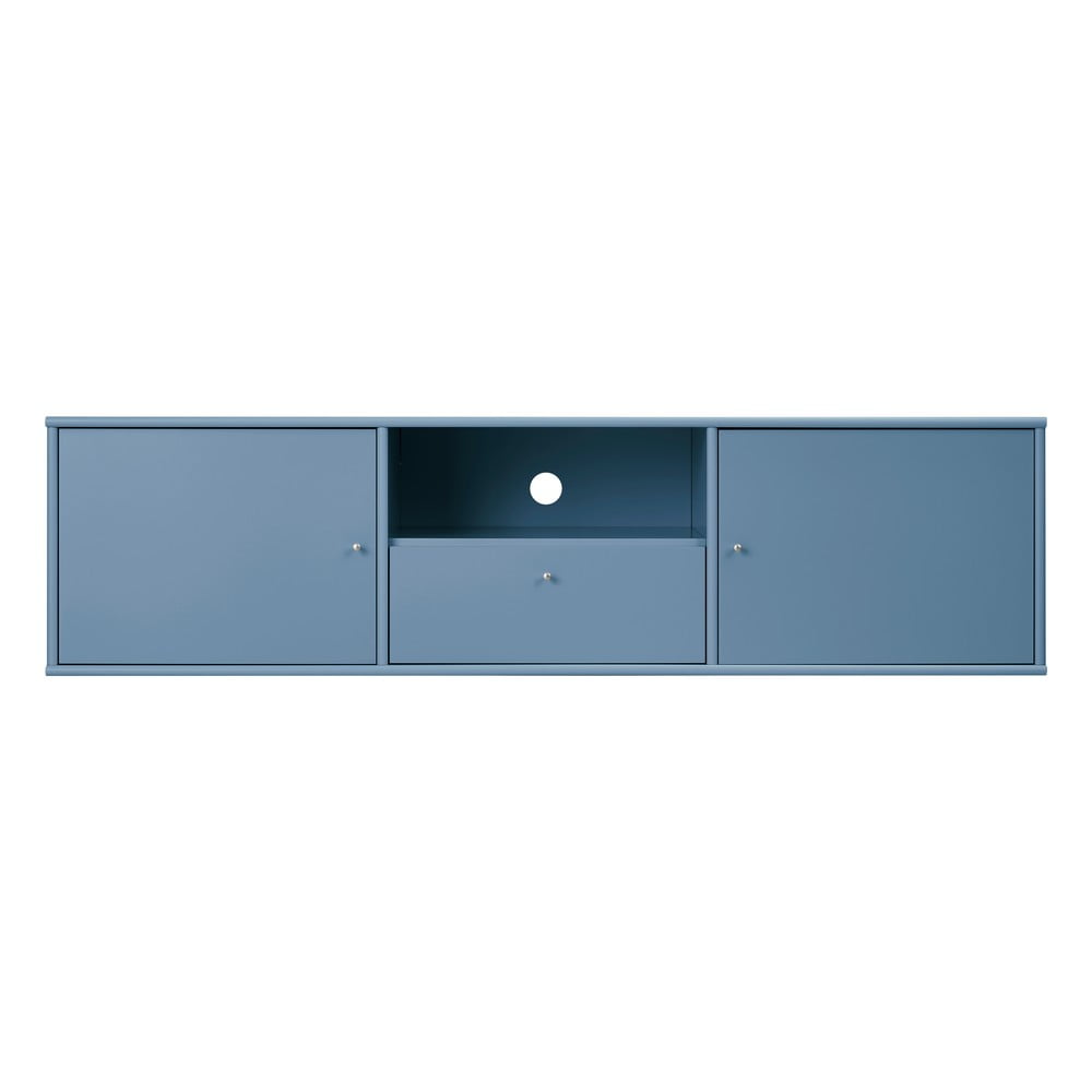 Kék tv-állvány 161x42 cm mistral – hammel furniture
