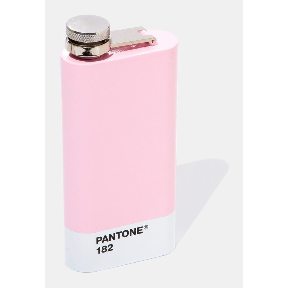 Rózsaszín rozsdamentes acél laposüveg 150 ml Light Pink 182 – Pantone