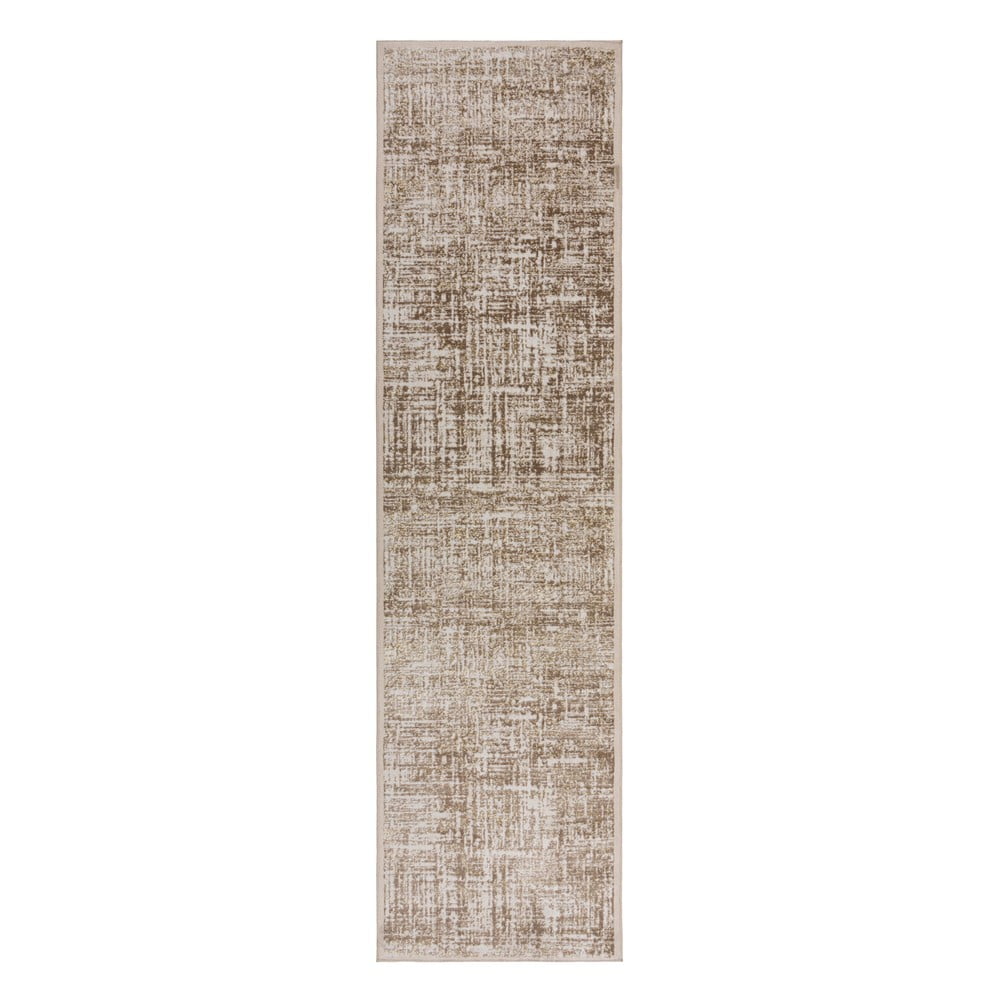 Bézs futószőnyeg 80x300 cm trace – flair rugs