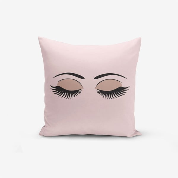 Eye & Lash pamutkeverék párnahuzat, 45 x 45 cm - Minimalist Cushion Covers