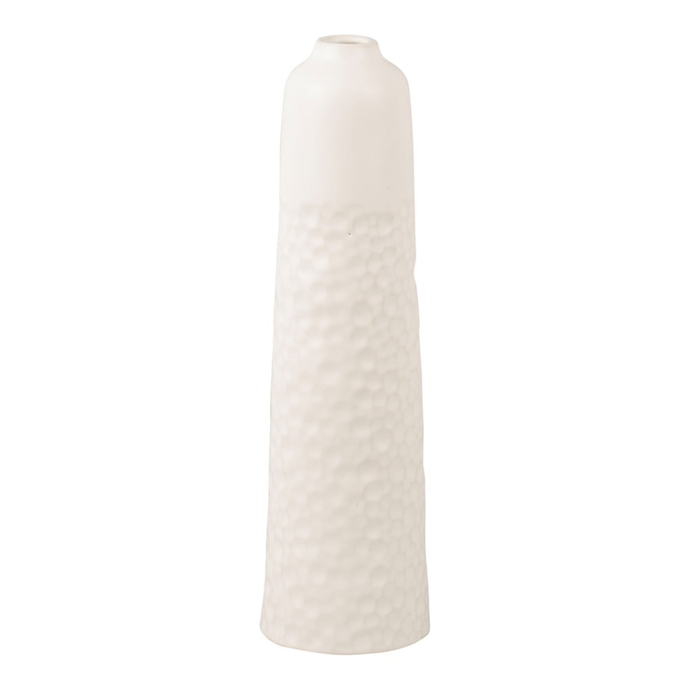 Carve fehér kerámia váza, magasság 27,5 cm - PT LIVING