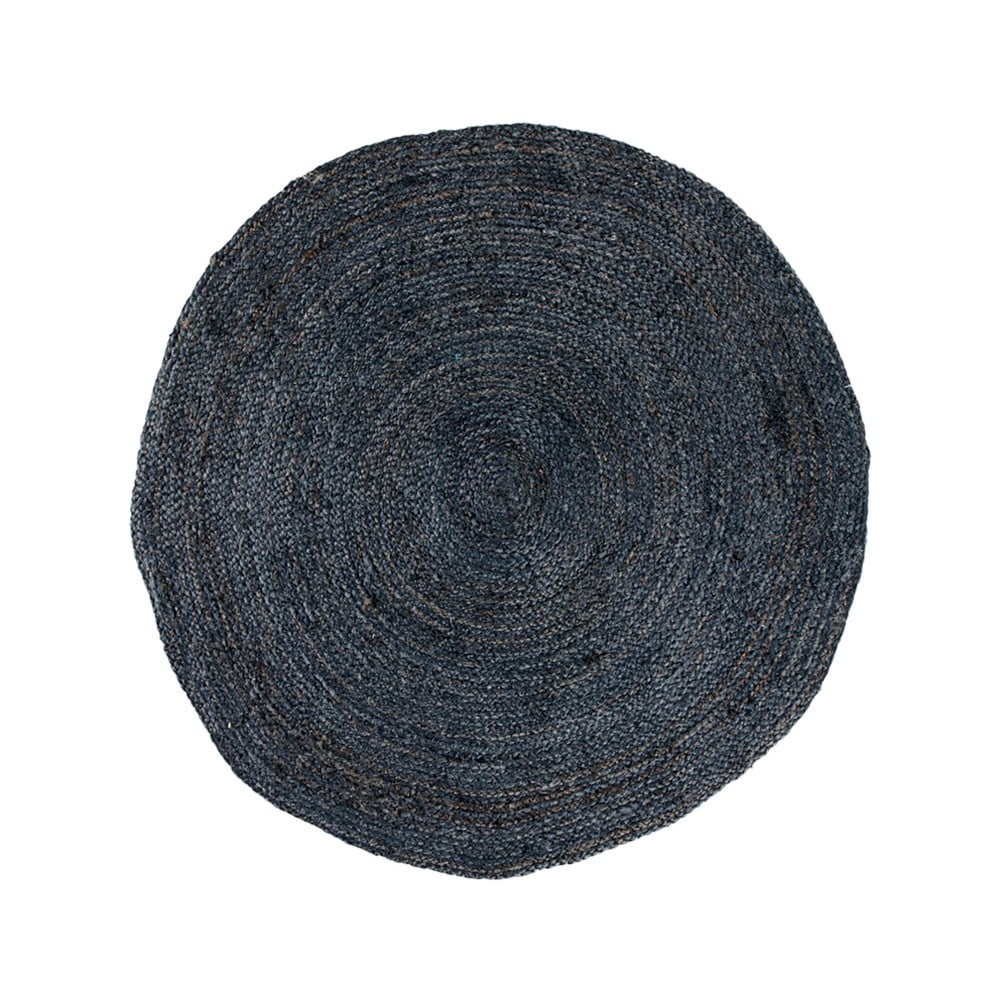 Bombay sötétszürke kerek szőnyeg, ø 90 cm - House Nordic