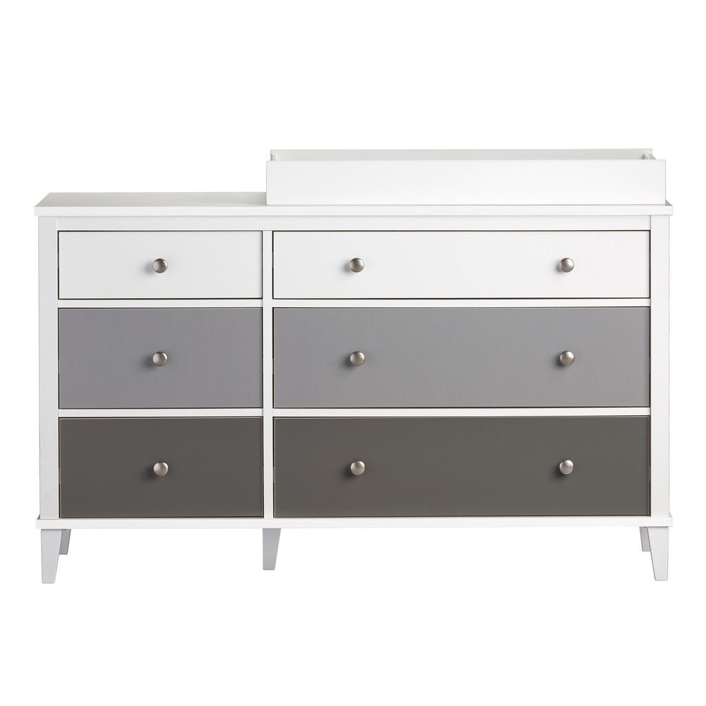 Szürke gyerek komód pelenkázó feltéttel 136x90x49 cm Poppy – Støraa