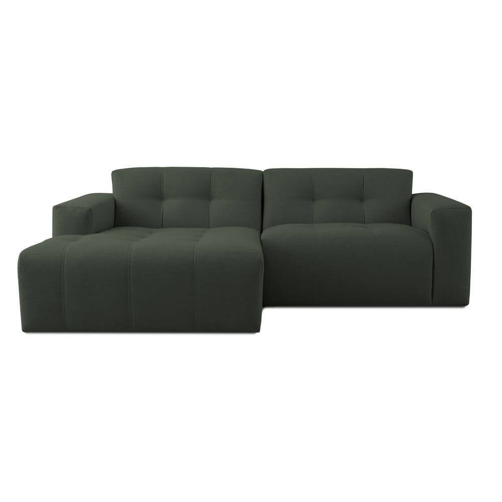 Sötétzöld sarokkanapé (bal oldali) Maxel – Scandic