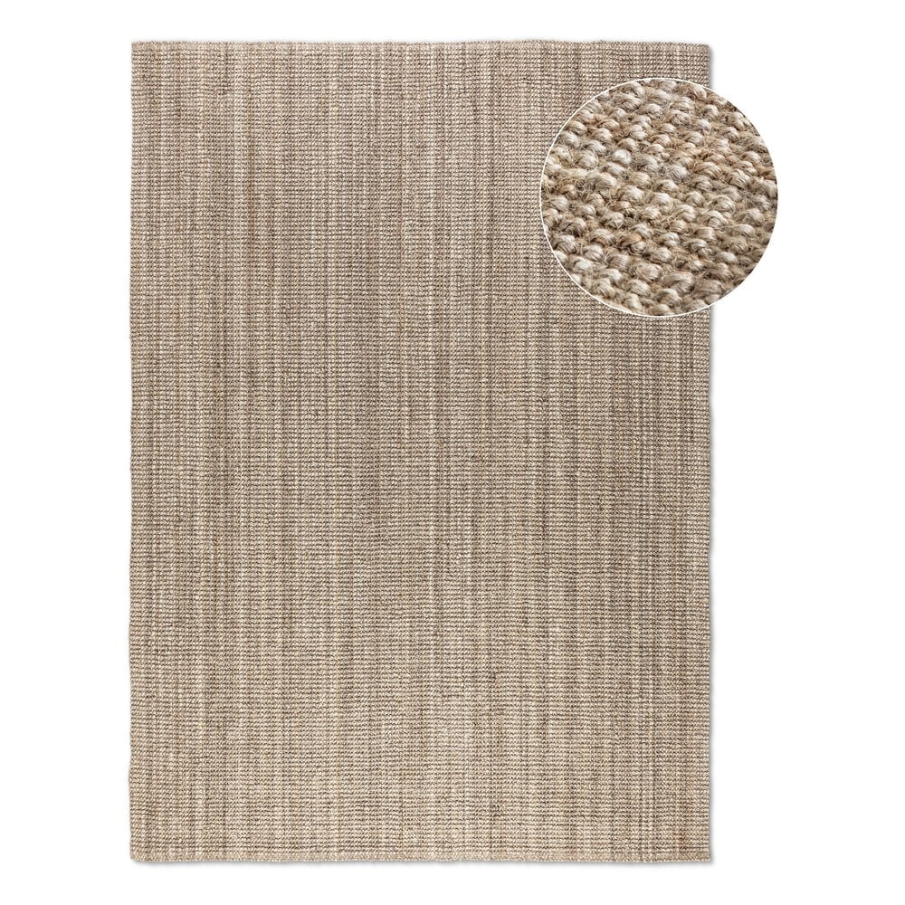Bézs juta szőnyeg 120x170 cm Bouclé – Hanse Home