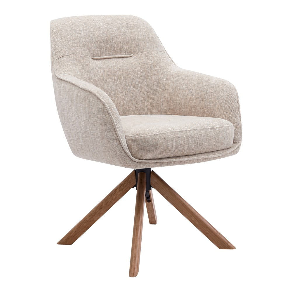 Krémszínű étkezőszék szett 2 db-os Avola – Unique Furniture