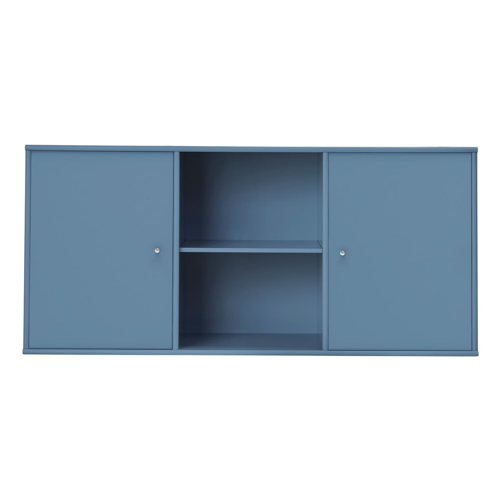 Kék alacsony függő komód 133x61 cm mistral – hammel furniture
