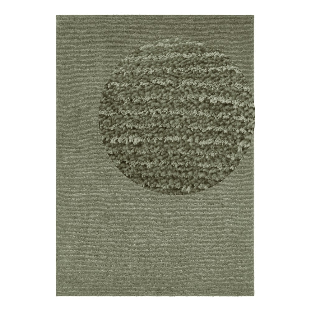 Supersoft sötétzöld szőnyeg, 80 x 150 cm - Mint Rugs