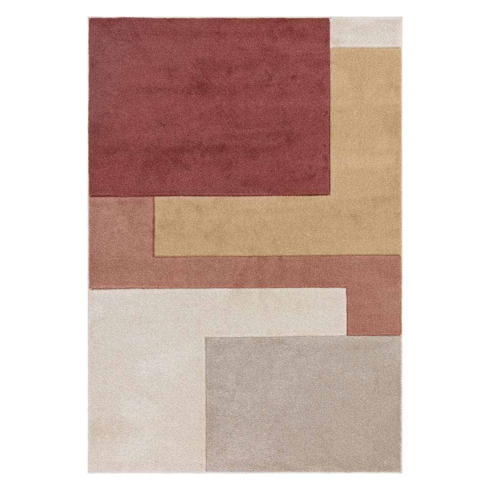 Téglavörös szőnyeg 120x170 cm sketch – asiatic carpets