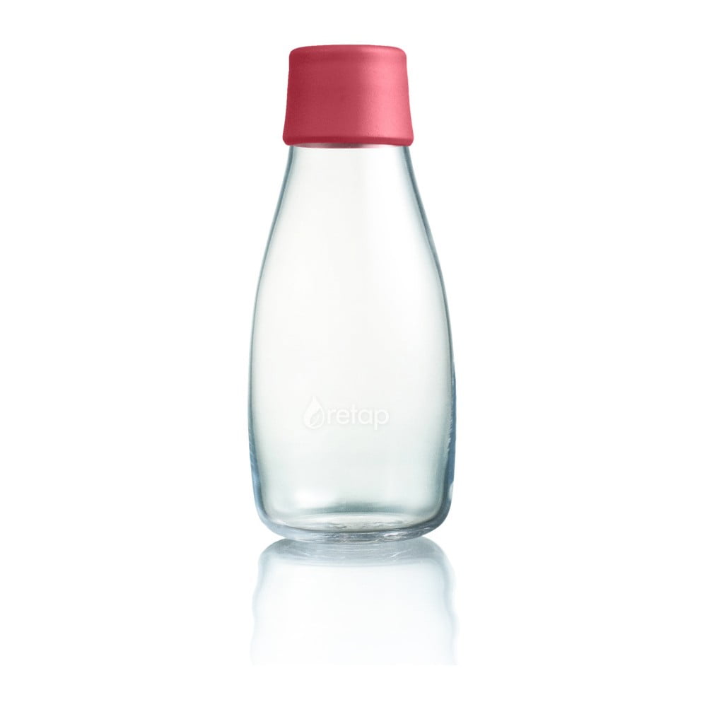 Rózsaszín üvegpalack, 300 ml - ReTap