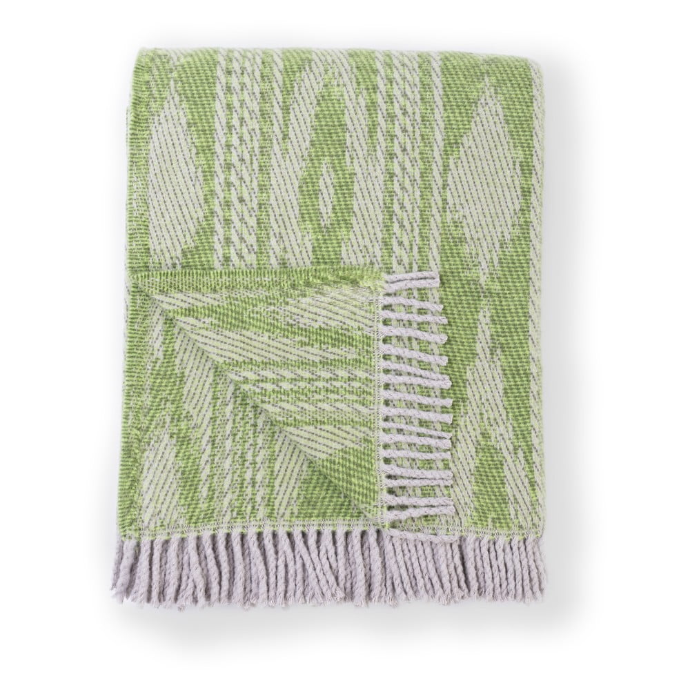 Zanzibar zöld pléd, 140 x 180 cm - Euromant