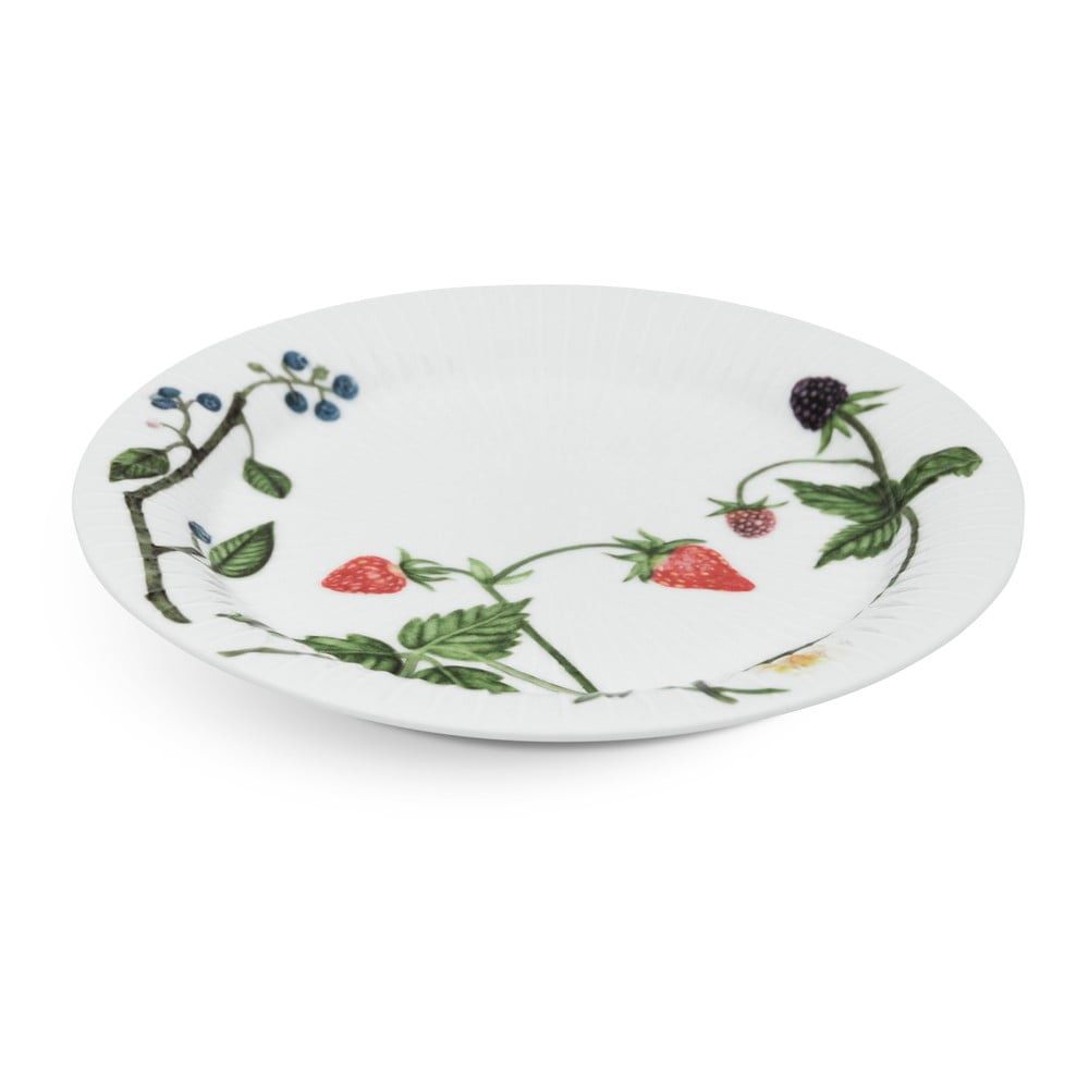 Fehér desszertes porcelán tányér húsvéti mintával ø 22 cm Hammershøi Summer – Kähler Design