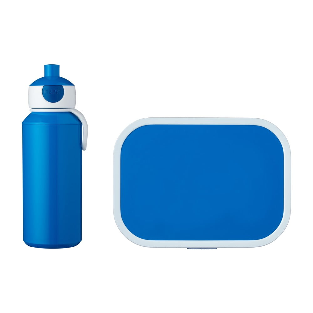Campus kék uzsonnásdoboz és vizespalack szett - Mepal