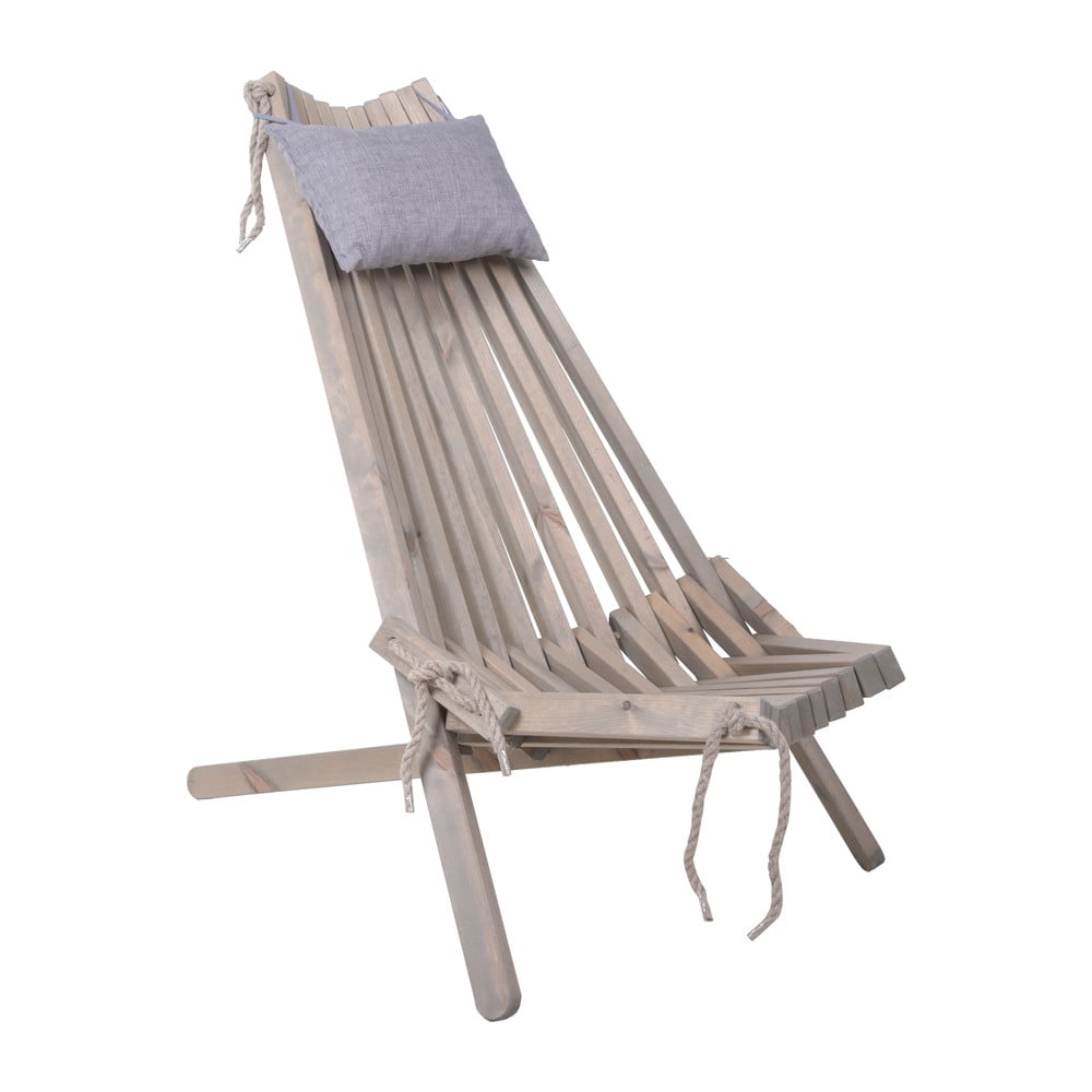 Szürke tömörfa kerti fotel Falun - Garden Pleasure