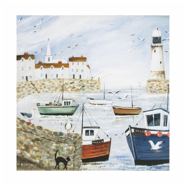 Harbourside Type fali kép, 50 x 50 cm - Graham & Brown
