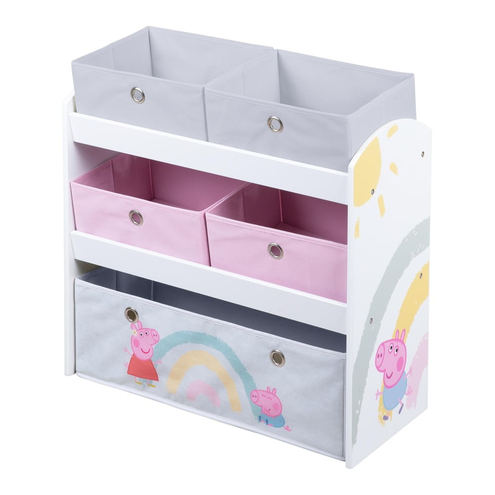 Játéktároló doboz 63.5x29.5x67 cm Peppa Pig – Roba