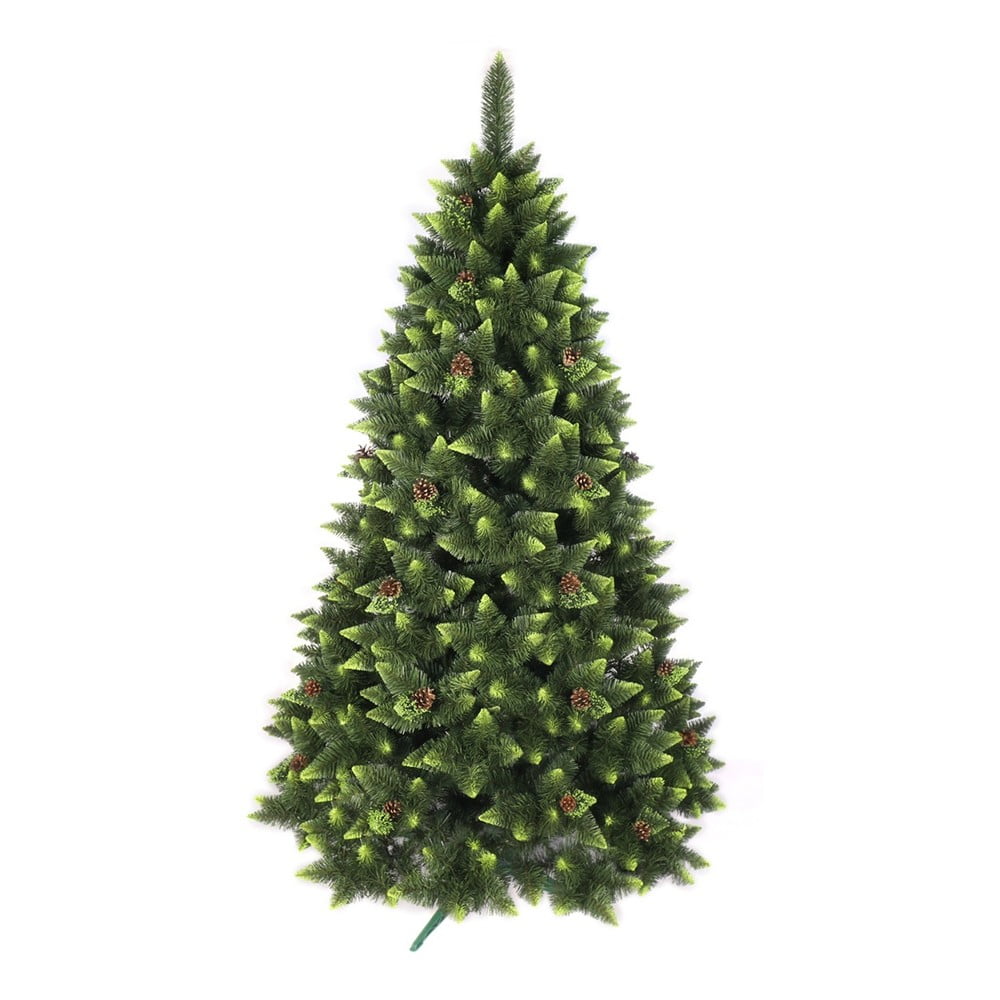Vánoční stromeček műfenyő tobozokkal, magasság 180 cm